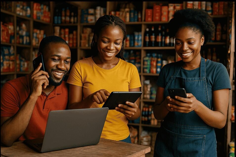 Vendors managing orders on the Olimart multivendor platform